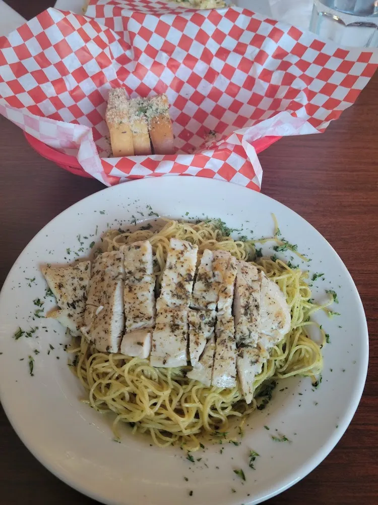 Angel Hair Pasta with Grilled Chicken
