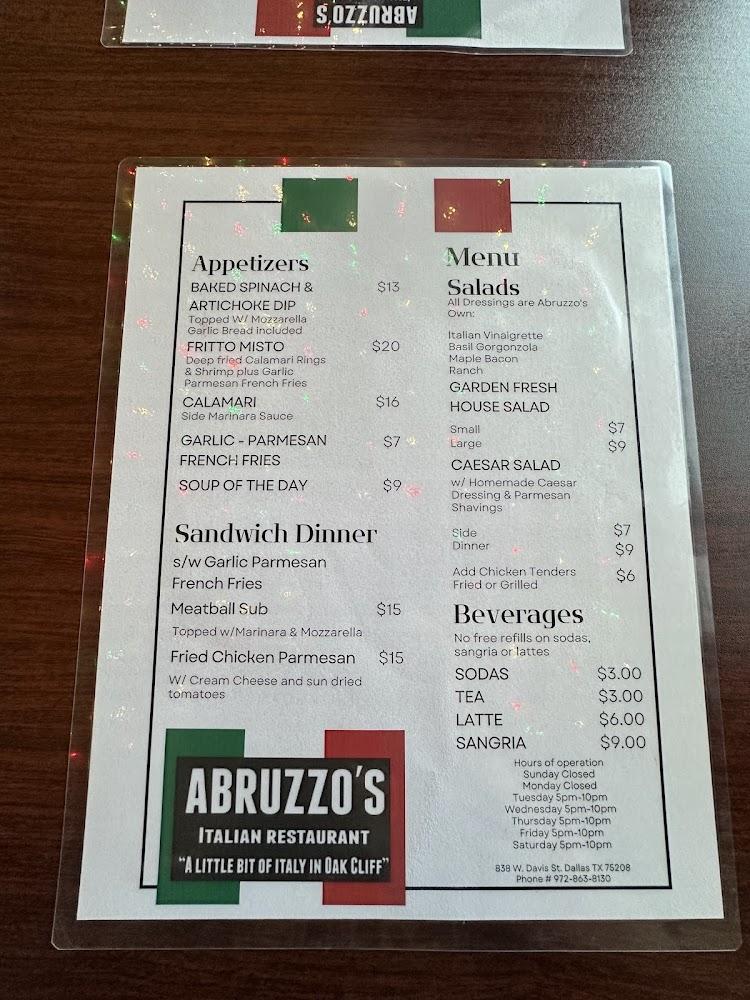 Abruzzo's Menu image 1